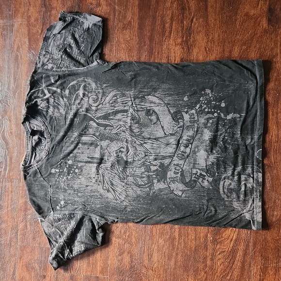 Indigo star, Rock of the ages men's large graphic tee - Picture 3 of 15